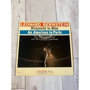 Leonard Bernstein Gershwin Rhapsody In Blue & An American In Paris Vinyl ML 5413